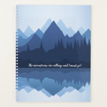 Mountain Reflections Design Weekly/Monthly Planer