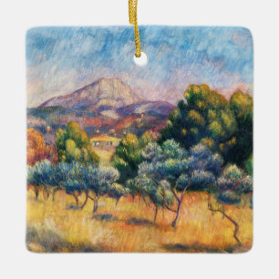 Mountain Sainte-Victoire Paysage von Renoir Keramikornament