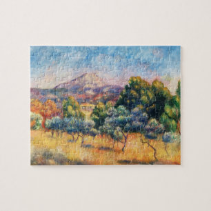 Mountain Sainte-Victoire Paysage von Renoir Puzzle