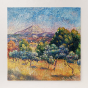 Mountain Sainte-Victoire Paysage von Renoir Puzzle