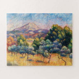 Mountain Sainte-Victoire Paysage von Renoir Puzzle