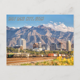 Mountain Salt Lake City Mountain Travel Souvenir Postkarte