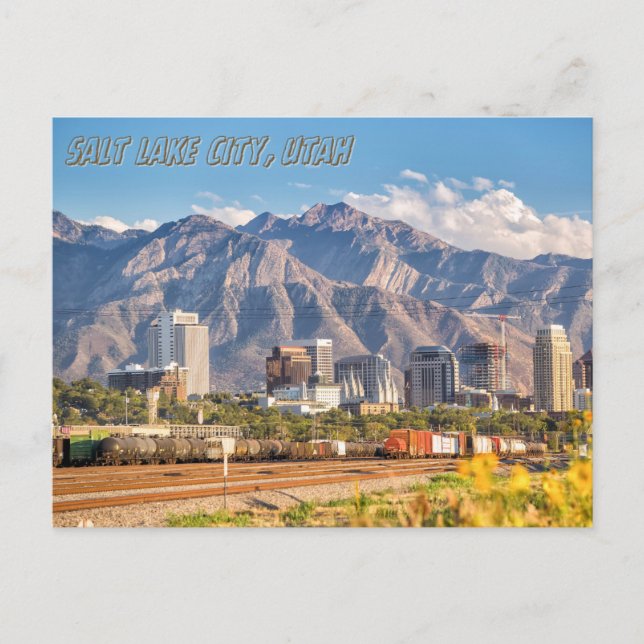 Mountain Salt Lake City Mountain Travel Souvenir Postkarte (Vorderseite)