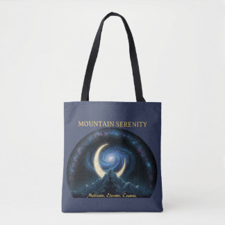 Mountain Serenity Cosmic Meditation, Crescent Moon