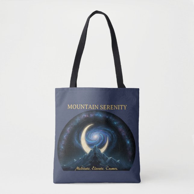 Mountain Serenity Cosmic Meditation, Crescent Moon (Vorderseite)