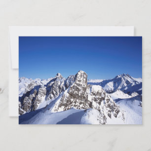 Mountain St Anton Austria Ferienkarte Feiertagskarte
