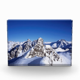 Mountain St Anton Austria Holiday Card Poster Fotoblock