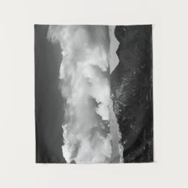 Mountain Storžič, Slowenien unter Wolken Wandteppich