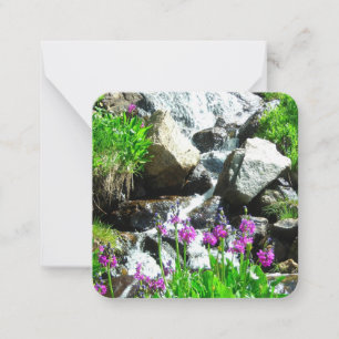 Mountain Stream Note Card Mitteilungskarte