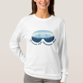 Mountain Style, Abenteuerlust – Ski Brille T-Shirt