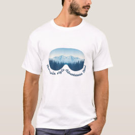 Mountain Style, Abenteuerlust: Ski Goggle T-Shirt