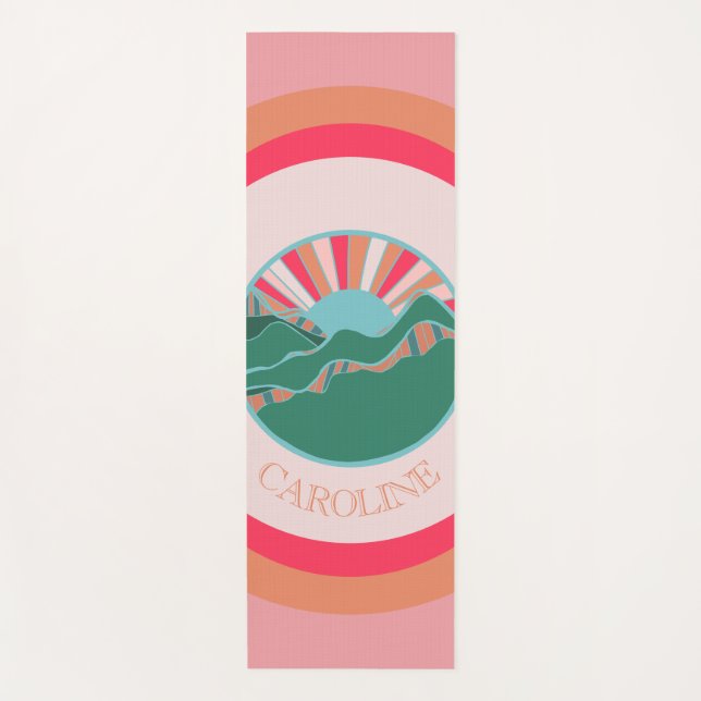 Mountain Sun Zen Yogamatte (Vorderseite)