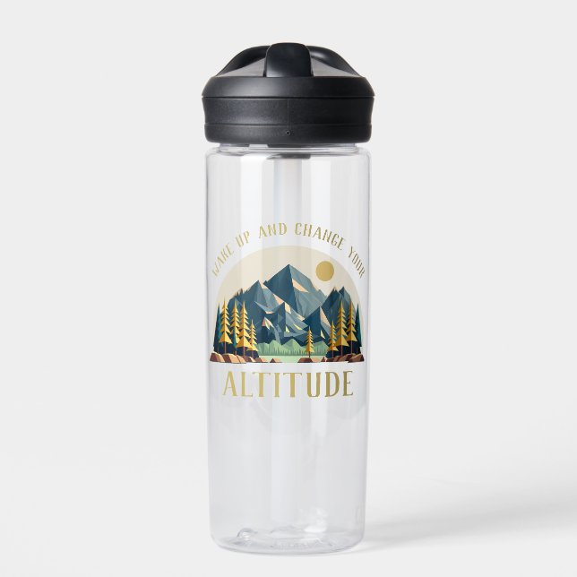 Mountain Sunrise Hiker Trinkflasche (Vorderseite)