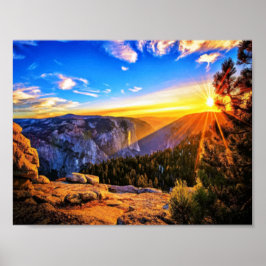 Mountain Sunrise Poster