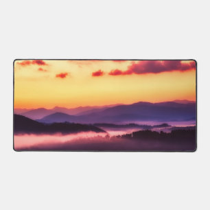 Mountain Sunrise Schreibtischunterlage