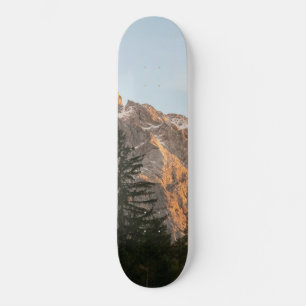 Mountain Sunset Bliss #1 #cabin #decor #wall #art Skateboard