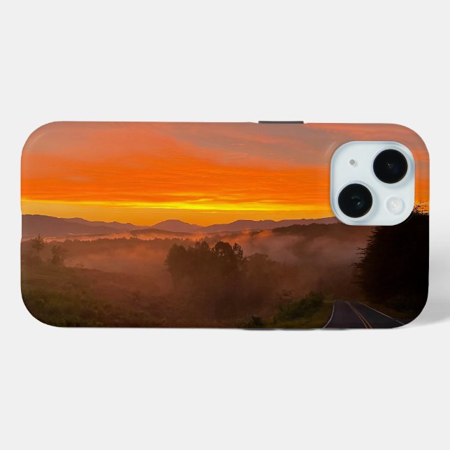 Mountain Sunset Phone Case (Rückseite (Horizontal))
