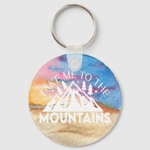Mountain Themed Keychain Schlüsselanhänger