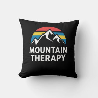 Mountain Therapie Retro Sonnenuntergang Outdoor-Ab Kissen