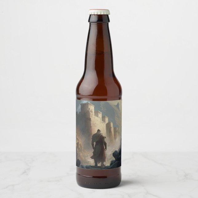 Mountain Town Siege Bierflaschenetikett (Vorderseite)