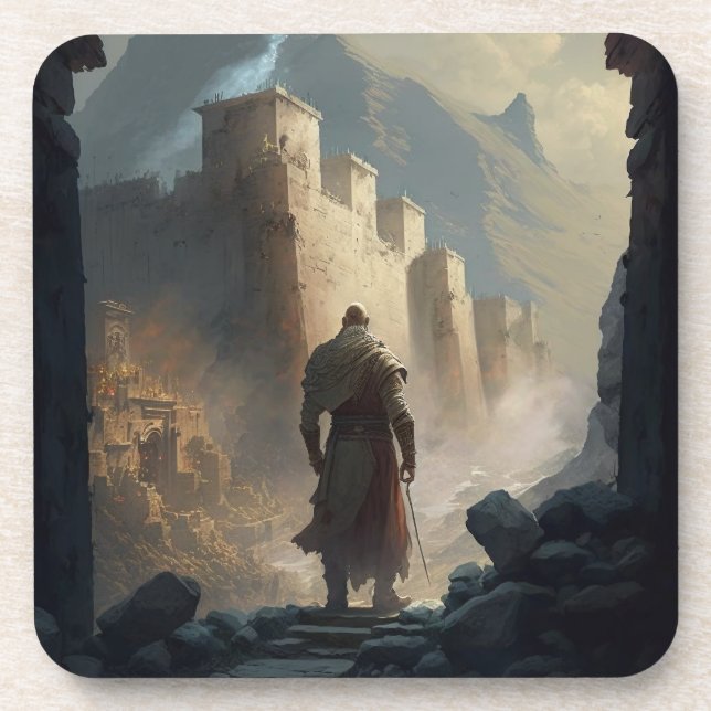Mountain Town Siege Getränkeuntersetzer (Vorderseite)