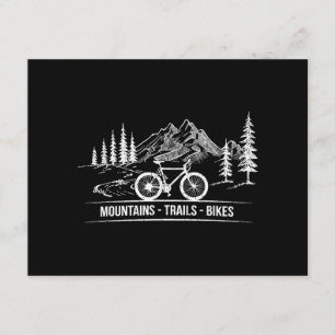Mountain Trail Bikes - Radfahrer Rad fahren Begleitkarte