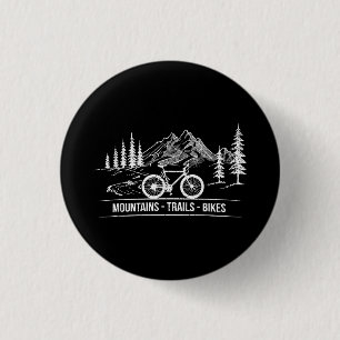 Mountain Trail Bikes - Radfahrer Rad fahren Button