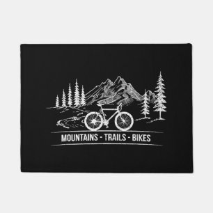 Mountain Trail Bikes - Radfahrer Rad fahren Fußmatte