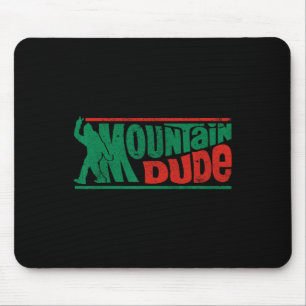Mountain Typ Lustiger Bigfoot Sasquatch Rock On Hi Mousepad