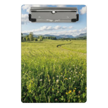 Mountain View Green Valley Scenic Clipboard