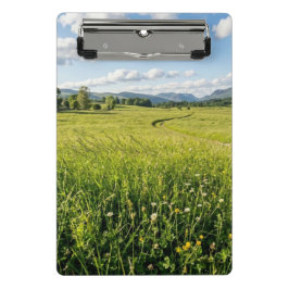 Mountain View Green Valley Szenen-Clipboard Mini Klemmbrett