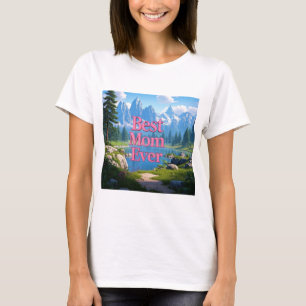 Mountain View Mutter Tag Beste Mama je T-Shirt