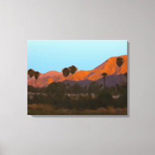 Mountain View Palm Springs-Sans Jacinto Leinwanddruck