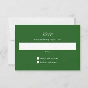 Mountain Wedding Invitation Response Card Dankeskarte