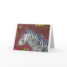 Mountain Zebra Grußkarte
