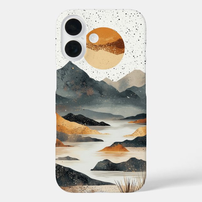 Mountain Zen Circle Phone Case (Rückseite)