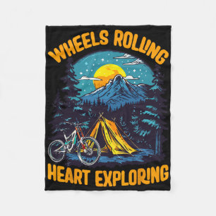Mountainbike-Abenteuer-Camping-Räder Rollen E Fleecedecke