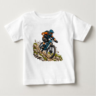 Mountainbike-Abenteuer für MTB-Fahrer Baby T-shirt