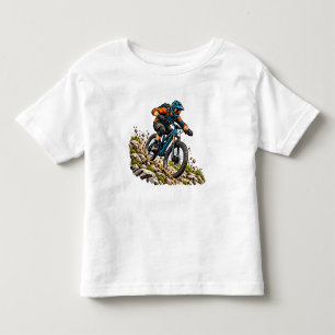 Mountainbike-Abenteuer für MTB-Fahrer Kleinkind T-shirt