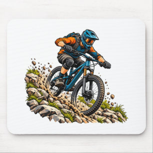 Mountainbike-Abenteuer für MTB-Fahrer Mousepad