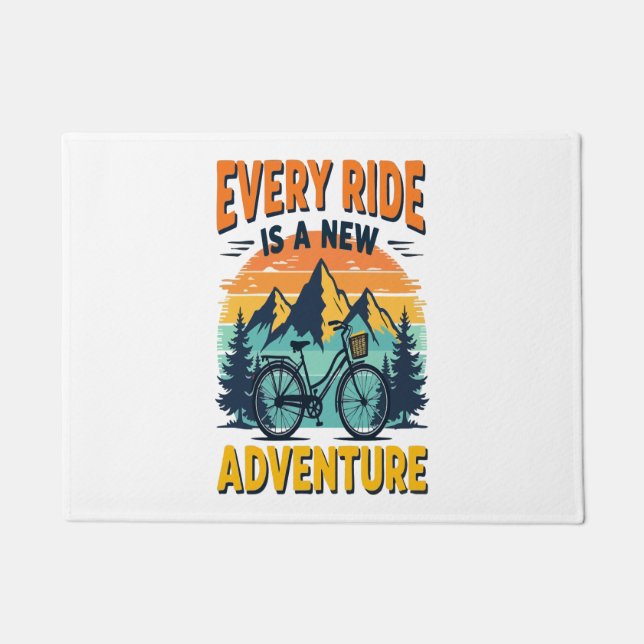 Mountainbike-Abenteuer Fußmatte (Vorderseite)