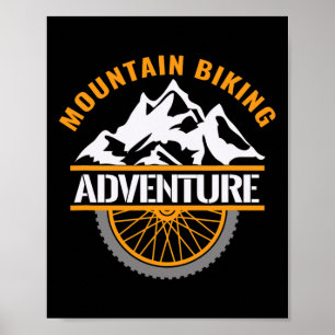 Mountainbike-Abenteuer Mtb-Radsport Poster