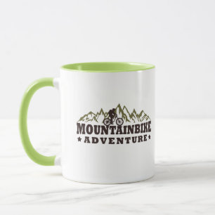 Mountainbike-Abenteuer Tasse
