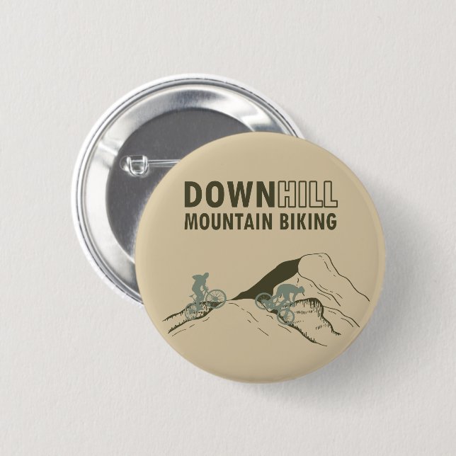 Mountainbike-Abfahrt Button (Vorne & Hinten)