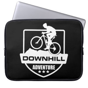 Mountainbike-Abfahrt Laptopschutzhülle