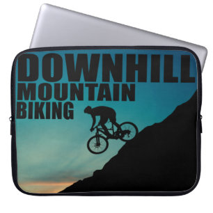 Mountainbike-Abfahrt Laptopschutzhülle