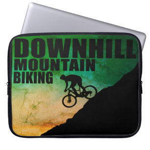Mountainbike-Abfahrt Laptopschutzhülle