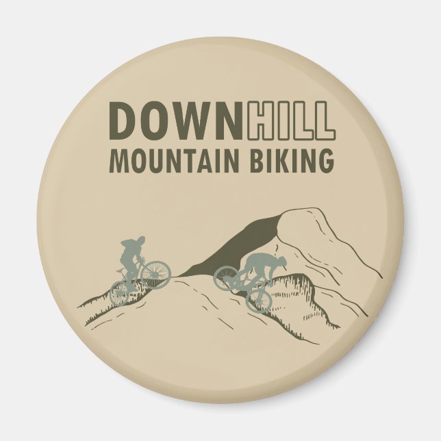 Mountainbike-Abfahrt Magnet (Vorne)