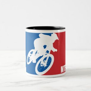 Mountainbike All-Star- Zweifarbige Tasse