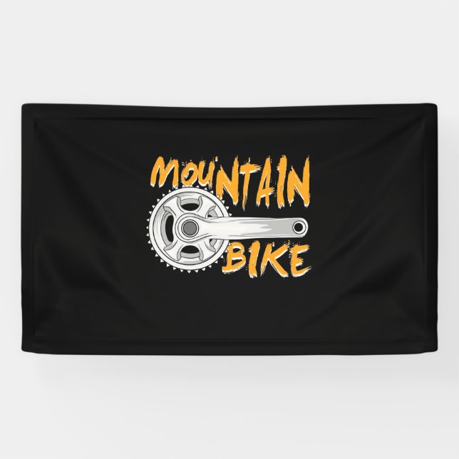Mountainbike Art Banner (Horizontal)